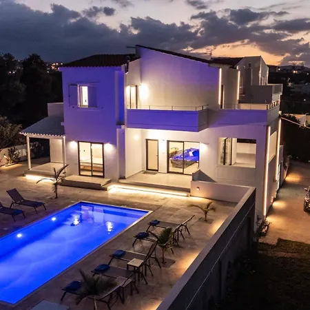 Montis Sea View Heated Pool Villa Daratsos