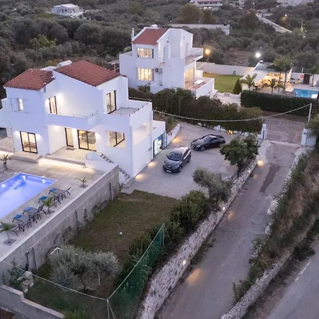 Montis Sea View Heated Pool Villa Daratsos