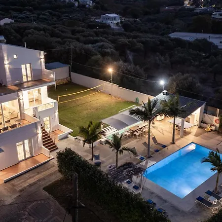 Villa Montis Sea View Heated Pool Daratsos